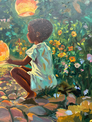 In the Garden | Original Oil Painting