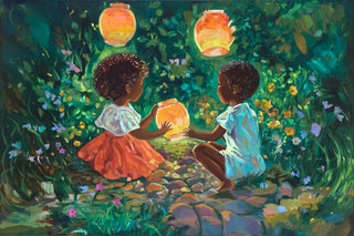 In the Garden | Limited Edition Archival Giclee Print on Stretched Canvas